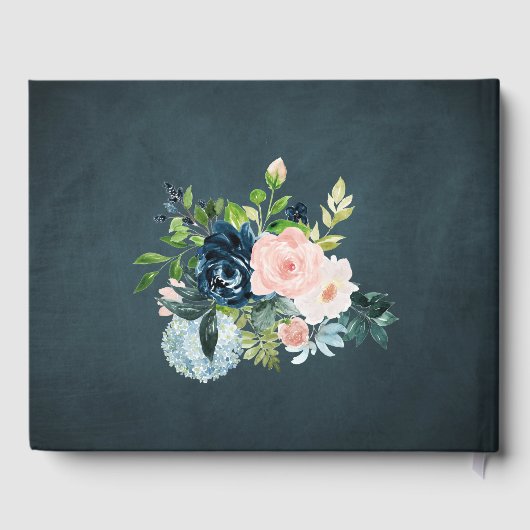 ネイビーフローラダイヤモンドプリンセスティアラキンセアニェラ ゲストブック (裏面)