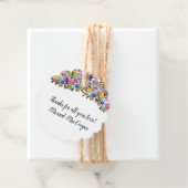 ネイビーフローラボヘミアン結婚シック フェイバータグ (インサイチュ)