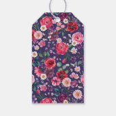 ネイビーフローラ ギフトタグ (裏面)