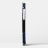 ネイビーブエレガントルーバラ金ゴールドブラックビジネス Case-Mate iPhoneケース (裏面 / 左)