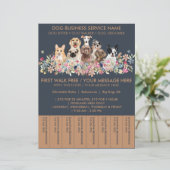 ネイビーブラウンブリーズドッグウォーカーフライヤーチケット (スタンド正面)