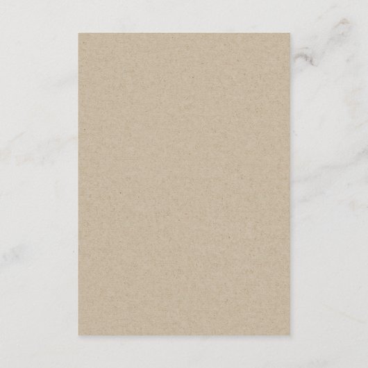 ネイビーブラック緑の葉のウェディングレセプションE エンクロージャーカード (裏面)