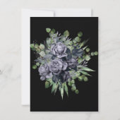 ネイビーブラック金ゴールドバラユーカリ日付を保存 (裏面)