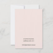 ネイビーブルゴーニュプロテアフローラネックレスディスプレイカード サンキューカード (裏面)