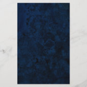 ネイビーブルゴーニュ&金ゴールドアゲート結婚式 プログラム (裏面)