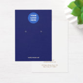 ネイビーブルロゴのイヤリングディスプレイを追加 (デスク)