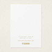 ネイビーブルロゴのイヤリングディスプレイカードを追加 (裏面)