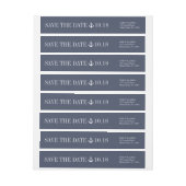 ネイビーブルーいかりバイザシーザデイト ラップアラウンドラベル (シート)