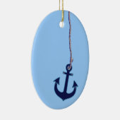 ネイビーブルーいかり セラミックオーナメント (右)