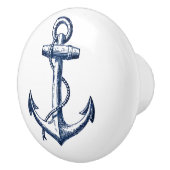 ネイビーブルーいかり セラミックノブ (右)