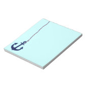 ネイビーブルーいかり ノートパッド (回転)