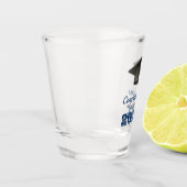 ネイビーブルーおめでとう大学卒業 ショットグラス (左)