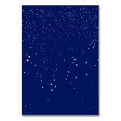 ネイビーブルーとコーラル結婚フラワー |座席表 テーブルナンバー (裏面)