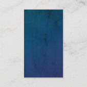 ネイビーブルーとゴールドのおむつくじ券 エンクロージャーカード (裏面)