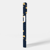 ネイビーブルーとゴールドのセレスタル柄 Case-Mate iPhoneケース (裏面 / 右)