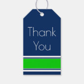 ネイビーブルーとサマーグリーンお客様のニーズに合わせて ギフトタグ (正面)