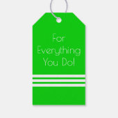 ネイビーブルーとサマーグリーンお客様のニーズに合わせて ギフトタグ (裏面)