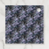 ネイビーブルーとシルバーヴィンテージフクロウ フェイバータグ (裏面)