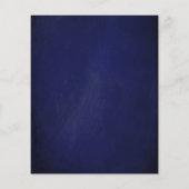 ネイビーブルーとブルゴーニュ赤フローラ結婚のメニュー チラシ (裏面)