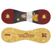 ネイビーブルーとベガスゴールド、フォト ソフトボール (パネル)