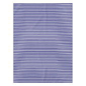 ネイビーブルーとホワイトキャンディストライプー テーブルクロス (正面)