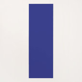 ネイビーブルーとホワイトストライプのパターン ヨガマット (裏面)