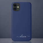 ネイビーブルーとホワイトモノグラモダンム iPhone 11 ケース<br><div class="desc">ネイビーブルーとホワイトモノグラムモダンコレクションの紹介：ネイビーブルーとホワイトの配色を特徴とする洗練されたコレクショコンテンポラリーンで、あなたの家の装飾を高める。各ピースは優雅さとスタイルを醸し出すように細心の注意を払って作られ、どの部屋にもtouchモダンを追加すしゃれているるのに最適である。あなたはピロー、壁モノグラムのアート、シックなキッチンアクセサリーを探すかどうかパーソナライズされた、私たちのコレクションはあなたの好みに合わせて幅広いオプションを提供し、あなたの宇宙を補完する。あなたの個性とスタイルを反映する本当に好きな外観を作成するためにモノグラムで各ユニークアイテムをパーソナライズ。あなたは自分の家を更新するか、完璧な贈り物を探すかにかかわらず、私たちのネイビーブルーとホワイトモノグラムモダンコレクションは、その時代を超えたデザインと完璧な職人技で感動を与えてくれるに違いない。</div>