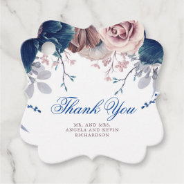 ネイビーブルーとメイヴフローラありがとう フェイバータグ