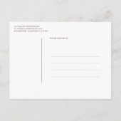 ネイビーブルーとメイヴフローラ保存日 案内ポストカード (裏面)