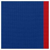 ネイビーブルーとレッドのストライプ ファブリック (クローズアップ)