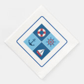ネイビーブルーとレッドのマリンテイスト (コーナー)