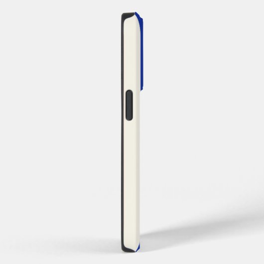 ネイビーブルーとレッドストライプのケースメイト Case-Mate iPhoneケース (裏面 / 右)