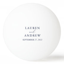 ネイビーブルーと結婚ホワイトパーソナライズされた