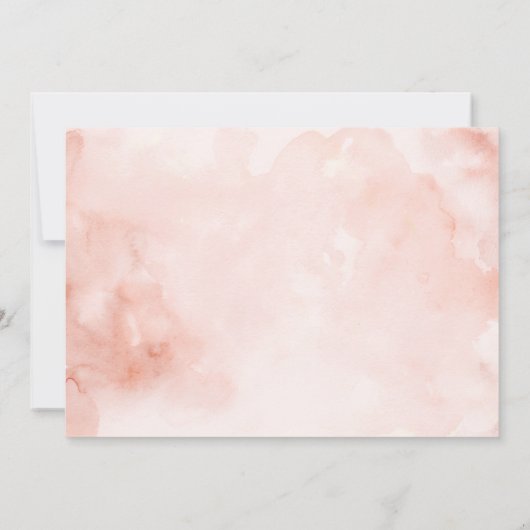 ネイビーブルーと赤面ピンクのフローラ1日目の誕生日写真 招待状 (裏面)