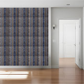 ネイビーブルーと金ゴールドメアンダーデザインギリシャ鍵タイル タイル