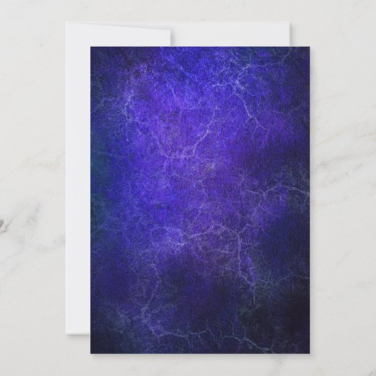 ネイビーブルーと金ゴールド30thバースデーディナーパーティー 招待状 (裏面)