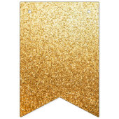 ネイビーブルーと金ゴールド50周年 バンティングフラッグ (第2の旗)