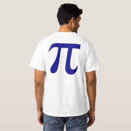 ネイビーブルーのπシンボル tシャツ