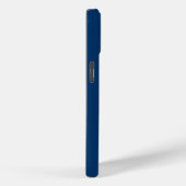 ネイビーブルーのイカダデザイン Case-Mate iPhoneケース (裏面 / 右)