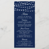 ネイビーブルーのコレクションに結婚ひも灯る メニュー (正面)