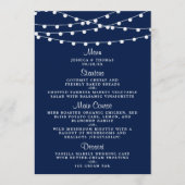 ネイビーブルーのコレクションに結婚ひも灯る メニュー (正面)