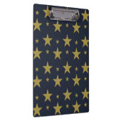 ネイビーブルーのゴールデンスターエレガントズ – とタイムレス クリップボード (右)