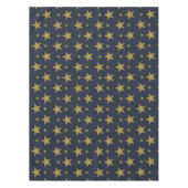 ネイビーブルーのゴールデンスターエレガントズ – とタイムレス テーブルクロス (正面)