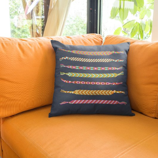 ネイビーブルーのフレンドシップブレスレパーソナライズされたット クッション