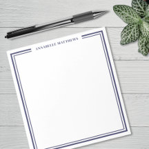 ネイビーブルーのミニマルモノグラム