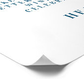 ネイビーブルーのワインボトル マイルストーン ゲストブック 結婚式 (角)