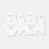 ネイビーブルーの台本宗教十字少年バプテスマ フェイバーボックス (折り畳みなし)