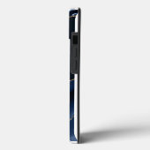 ネイビーブルーの抽象柄 Case-Mate iPhoneケース iPhone 13ケース (裏面 / 左)