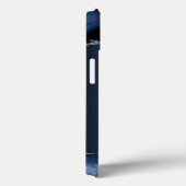 ネイビーブルーの抽象柄 Case-Mate iPhoneケース iPhone 13ケース (裏面 / 右)