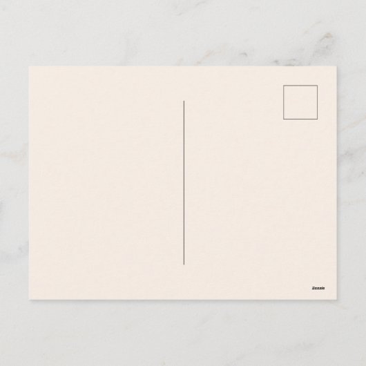 ネイビーブルーの母の日の花 シーズンポストカード (裏面)